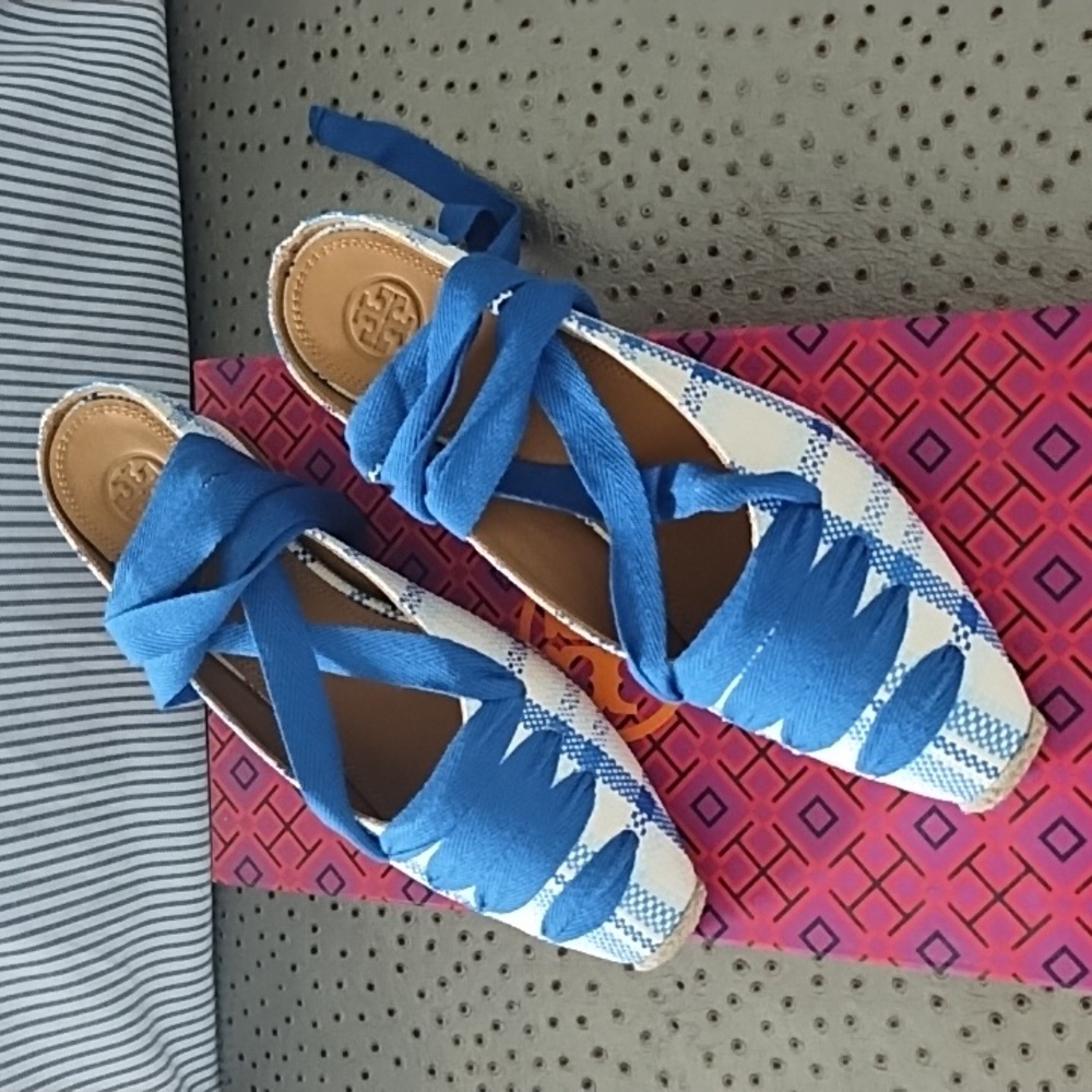 Tory Burch - lace -up wedge